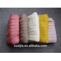 Fashion ladies colorful acrylic knitted scarf